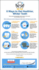 Beenleigh Dentist Tips 6 Ways to Get Healthier Whiter Teeth