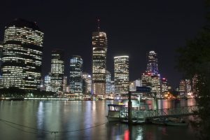 Brisbane River by Night Australia